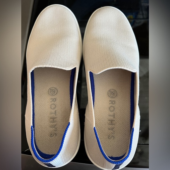 ROTHY’S The Original Sneaker Sand Textile Washable Shoes - Picture 13 of 14